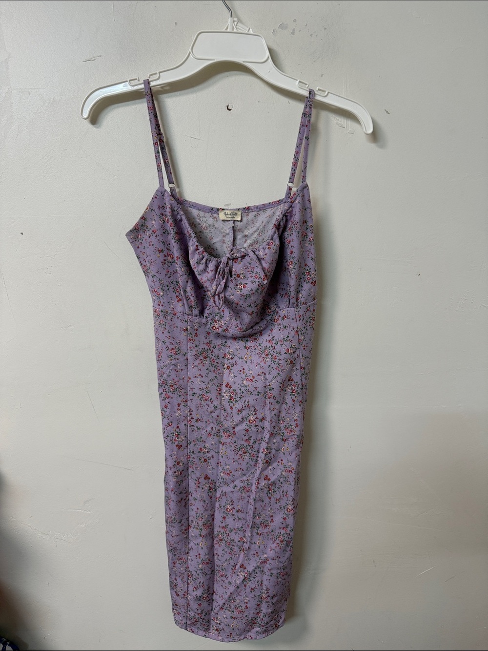 Brandy Melville Lavender Floral Slip Dress
